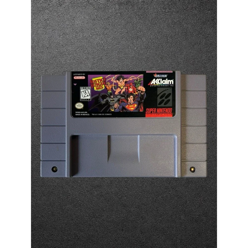 Justice League Task Force (Super Nintendo SNES, 1995) CIB Complete w/ Manual